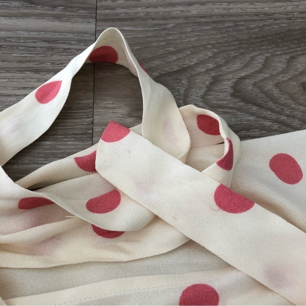 Reformation Coquette Olince Polka Dot Wrap Dress - Picture 6 of 6